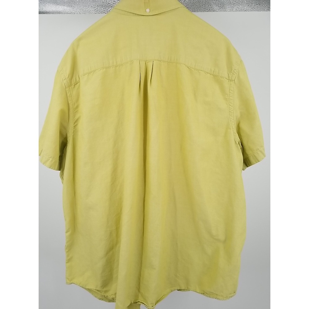 The Foundry Supply Co. Button-Down Shirt Men's 2XL Short Sleeve Green‎ - Picture 6 of 6
